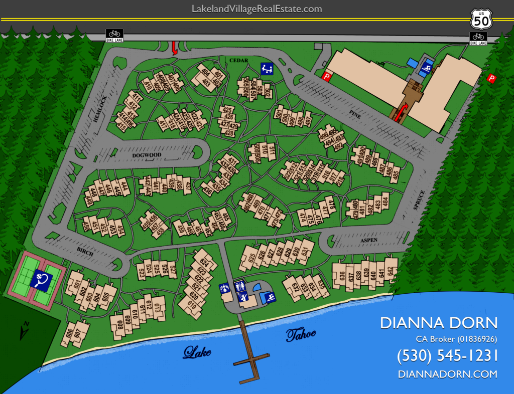 Lakeland Village Townhouse Map